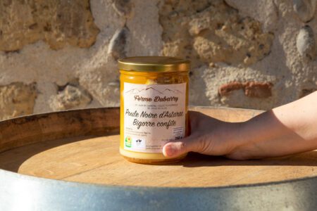 Poule noire d'Astarac bigorre confite